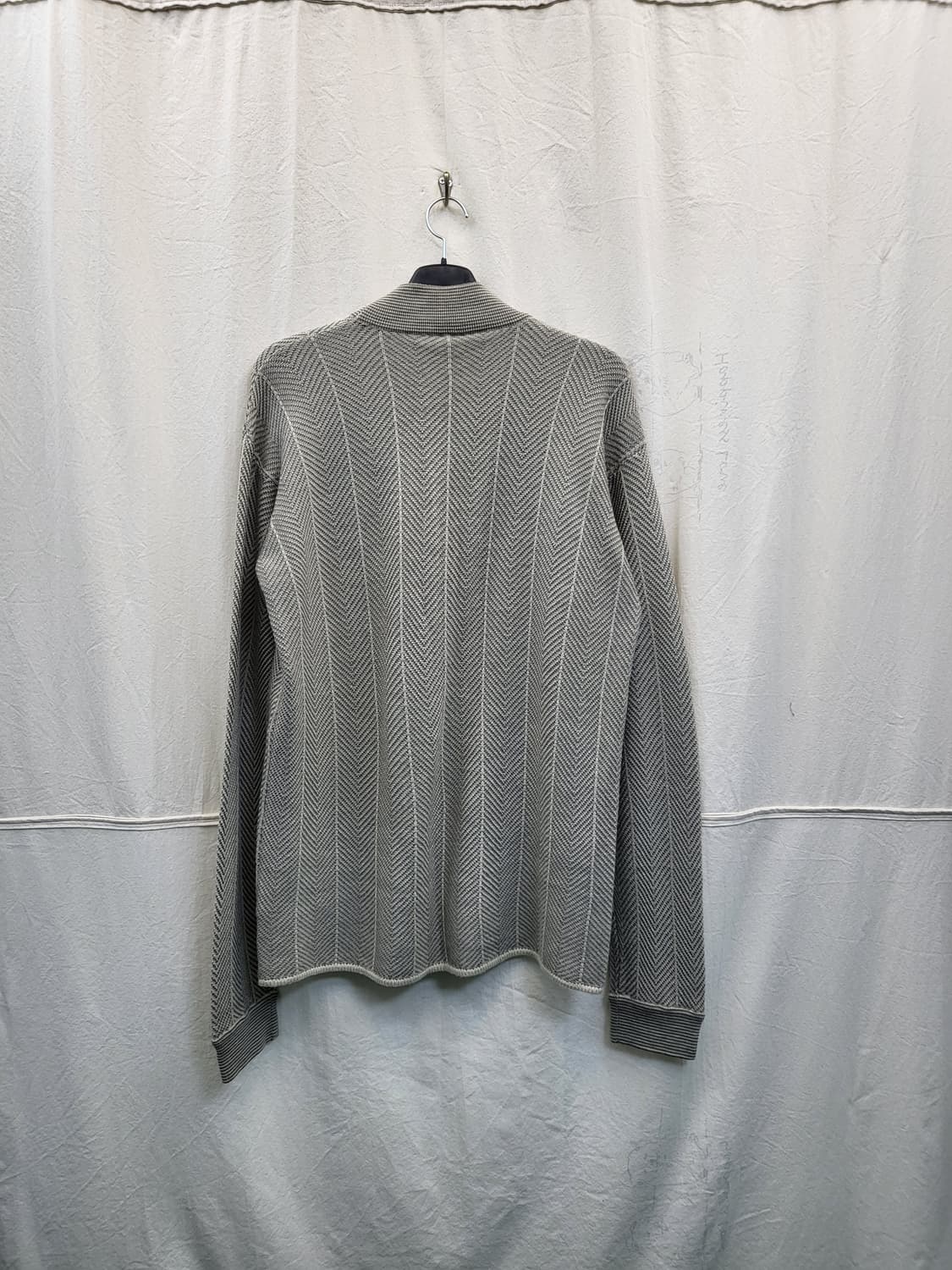 아르마니 콜레지오니 헤링본 패턴 니트 상품이미지2