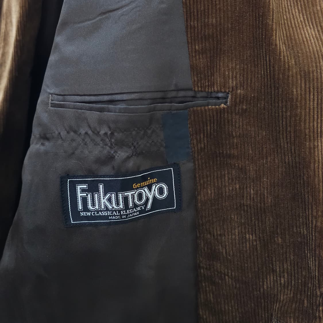 JAPAN 80-90s 2버튼 코듀로이 자켓- M-L 상품이미지7