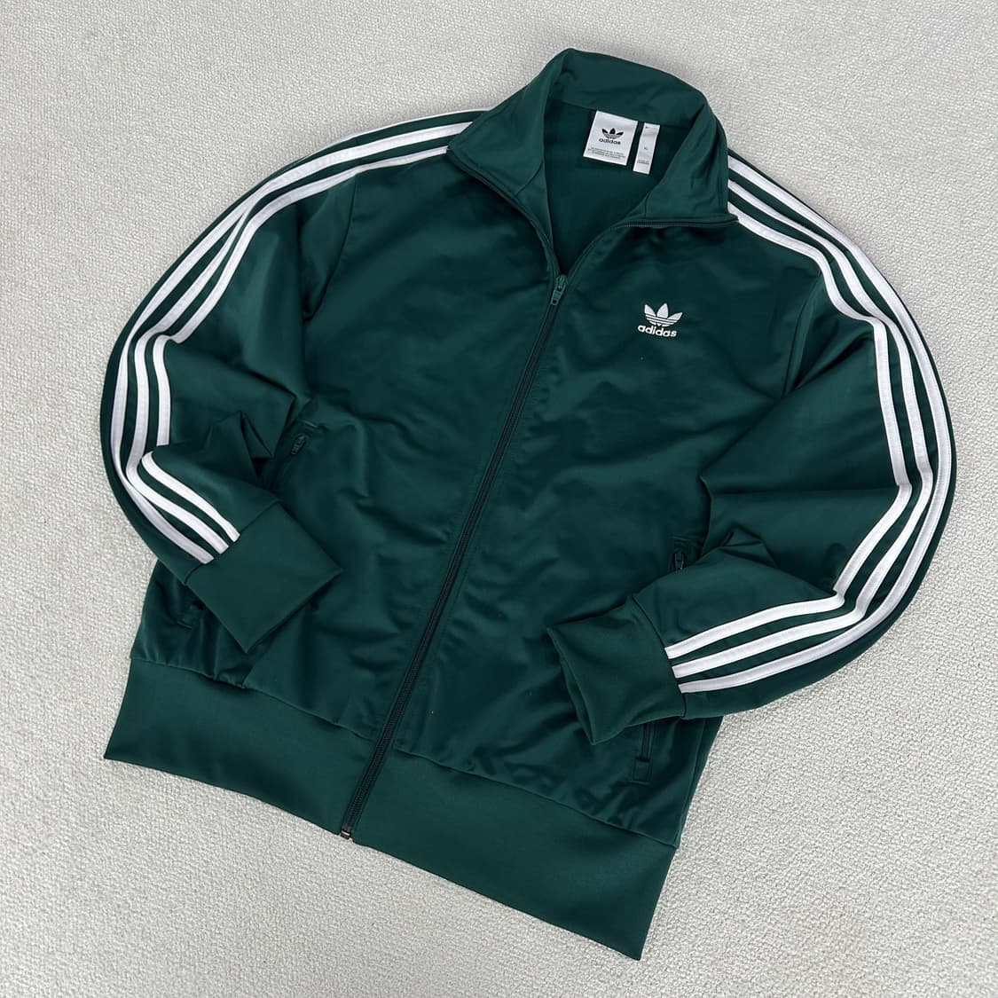 아디다스 삼선 트랙탑 그린 XL 상품이미지1