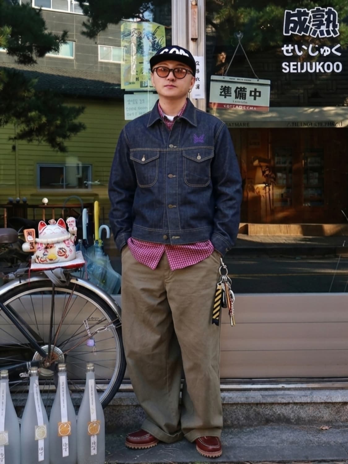 니들스 x Lee 스톰 라이더 데님자켓 (XS) 상품이미지1