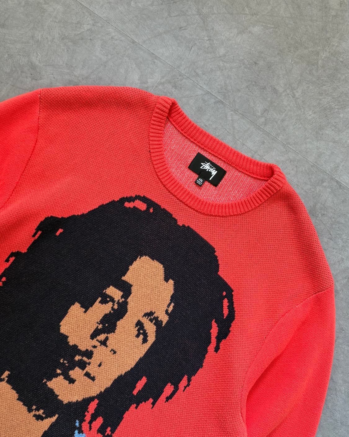 Stussy 스투시 밥 말리 레드 스웨터  상품이미지2