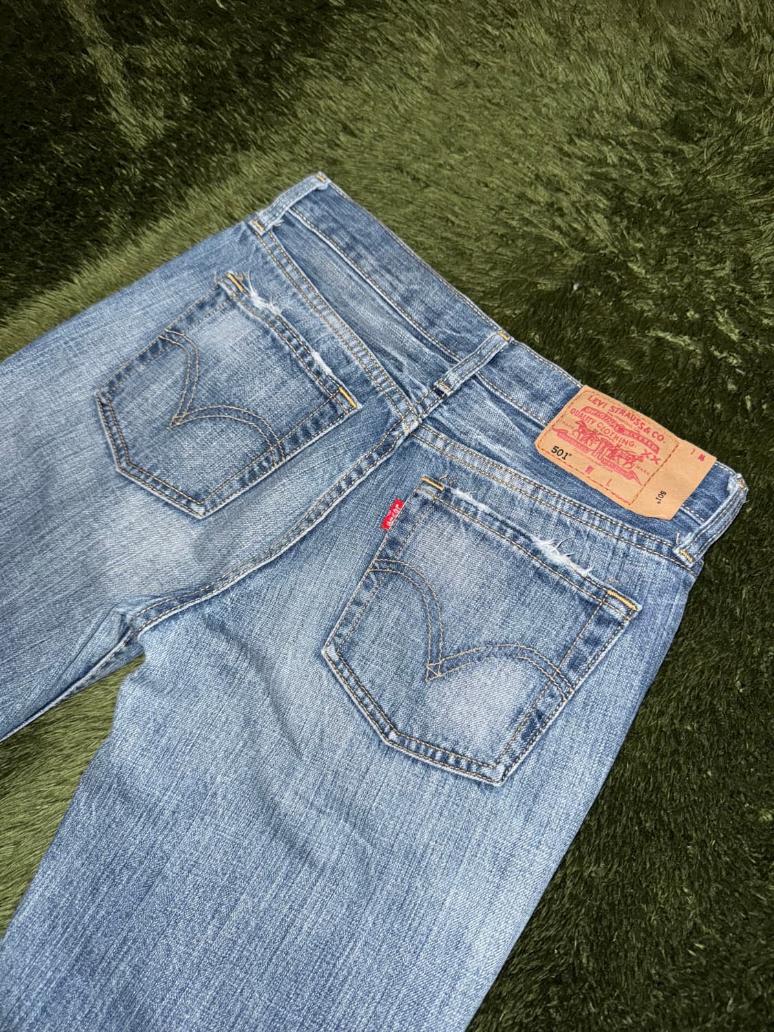 [W28/L31] 00s 리바이스 재팬 오리지널 빈티지 워싱 데님 팬츠 상품이미지7
