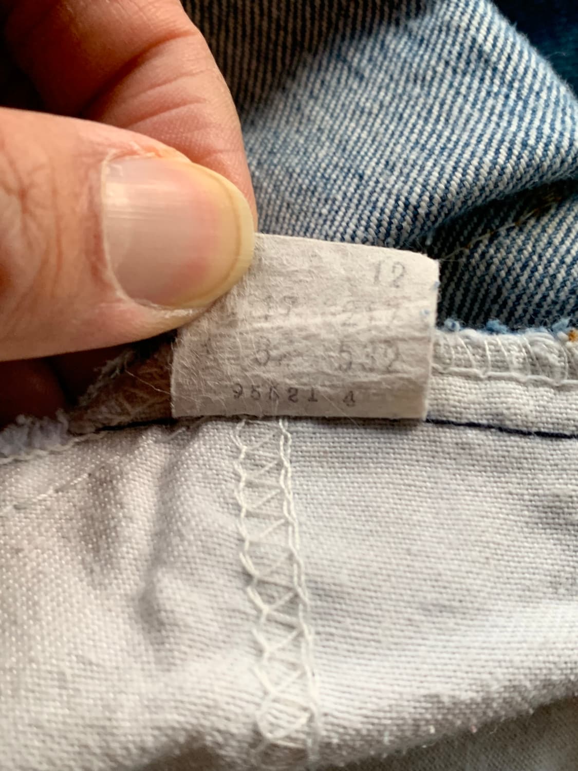 80s 리바이스 517 오렌지탭 데님 팬츠 38X31 상품이미지5