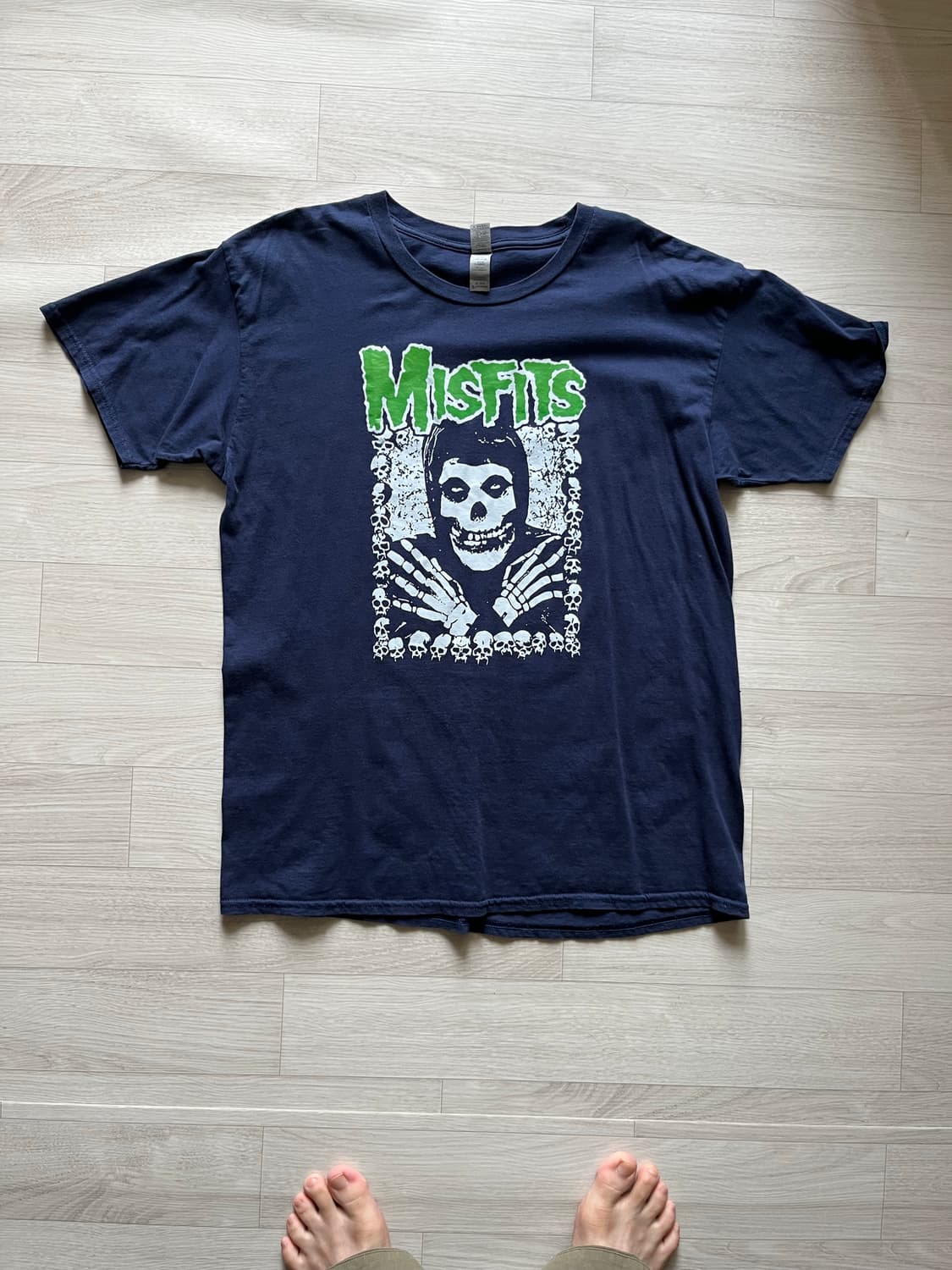 misfits 밴드 티셔츠 길단 상품이미지1