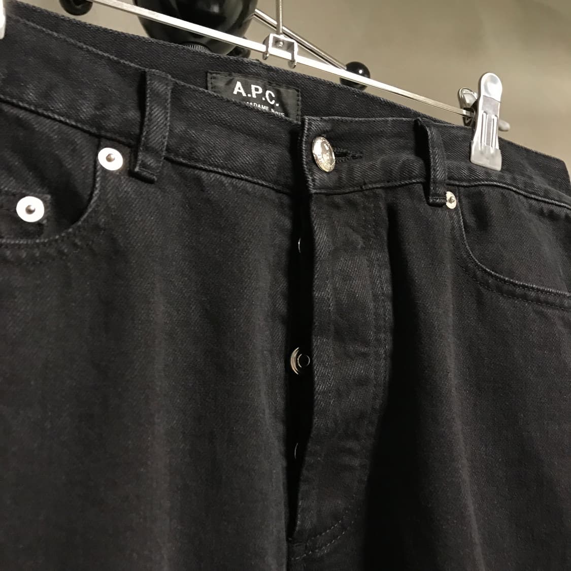 APC 아페쎄 흑청 데님 팬츠 32 상품이미지4