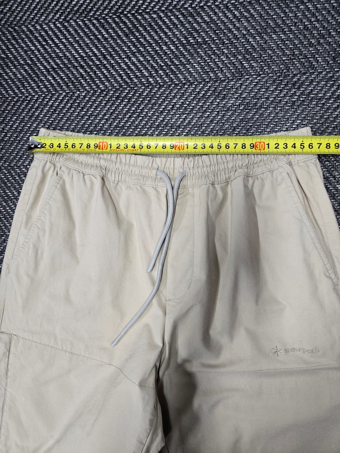 스노우피크 베이지 조거팬츠 밴딩바지 상품이미지4