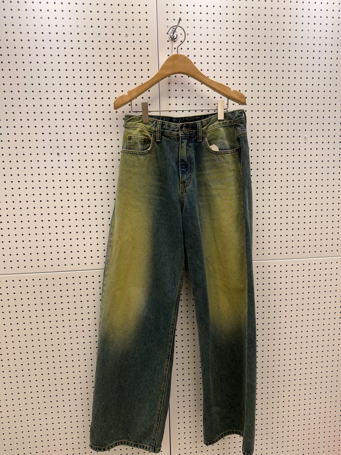 빈티지 워시드 와이드 데님 팬츠 U495 상품이미지3