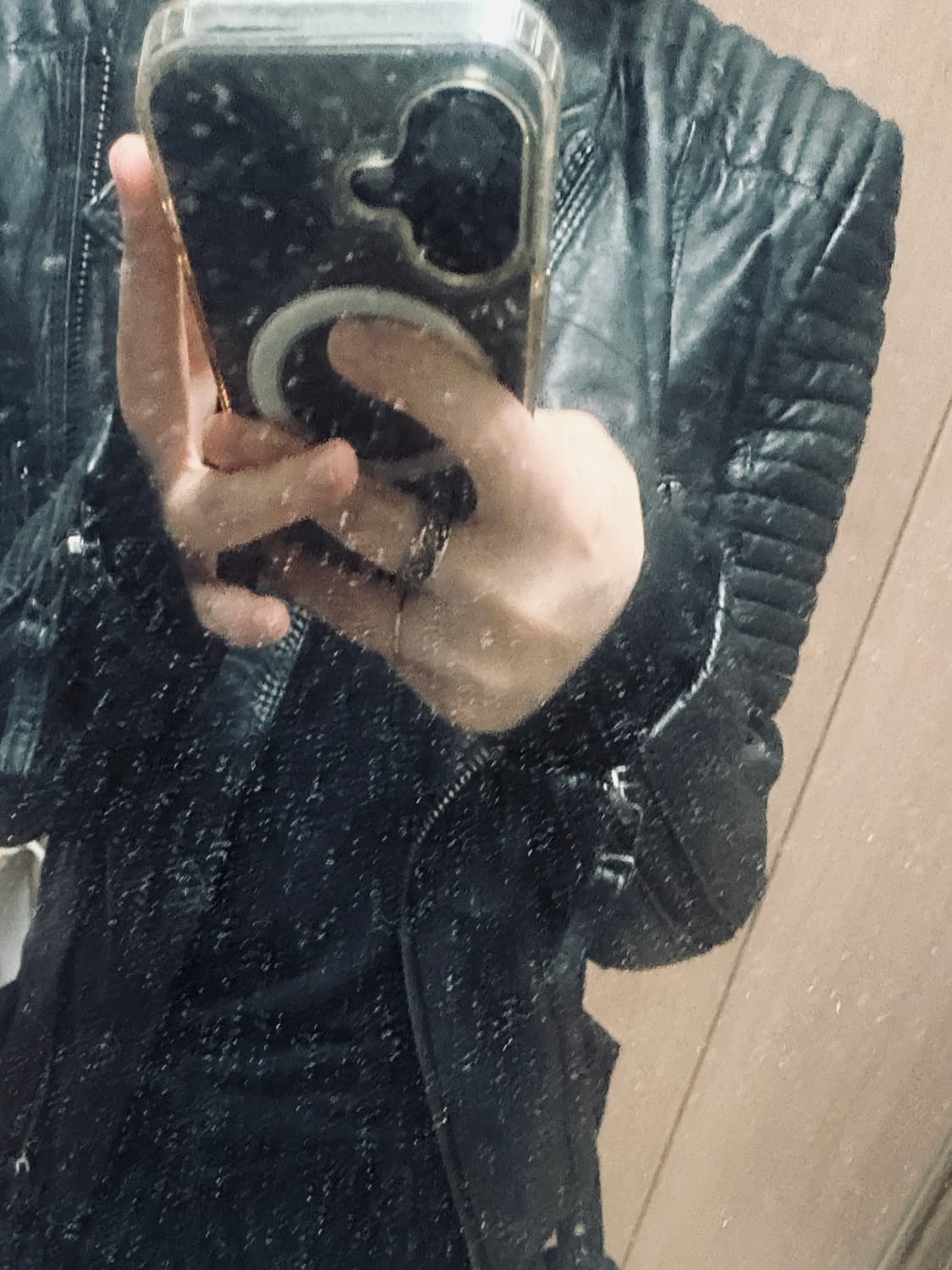 Zara Basic Fake Leather Jacket 상품이미지4