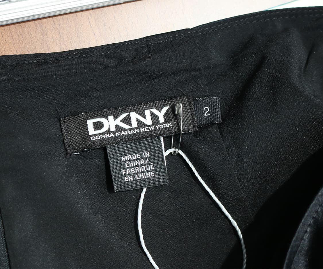 DKNY 러플 블랙 스커트 상품이미지7