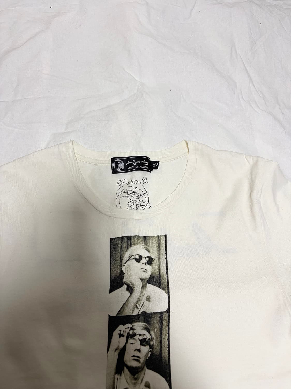 S)Hysteric Glamour x 앤디 워홀 컬래버레이션 반팔 티셔츠 상품이미지3
