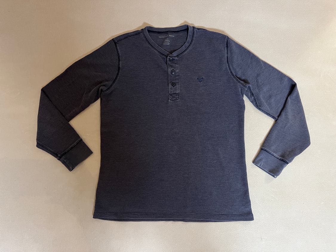 아메리칸이글 헨리넥 긴팔(블루) M 상품이미지1
