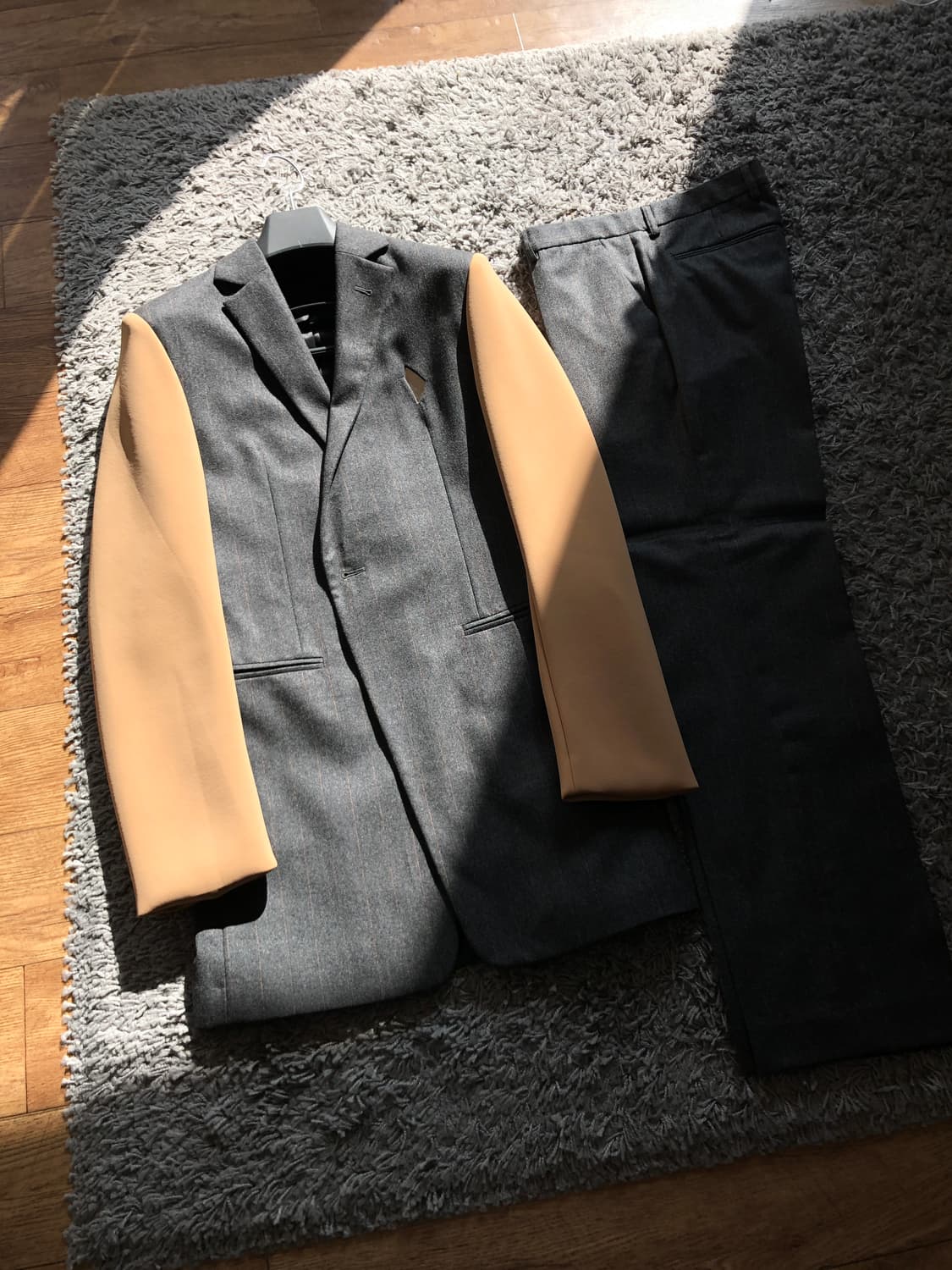 라프시몬스 미러 브로치 울 수트 상품이미지7