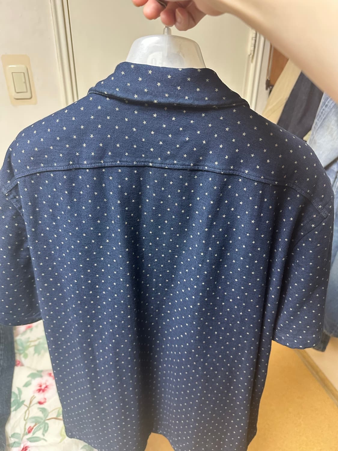 26 F/W   RRL 스타 프린트 인디고 저지 셔츠 상품이미지4