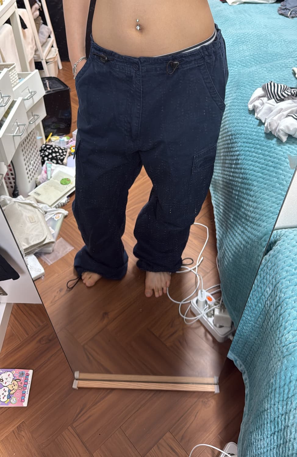 브랜디맬빌 네이비카고팬츠 상품이미지1