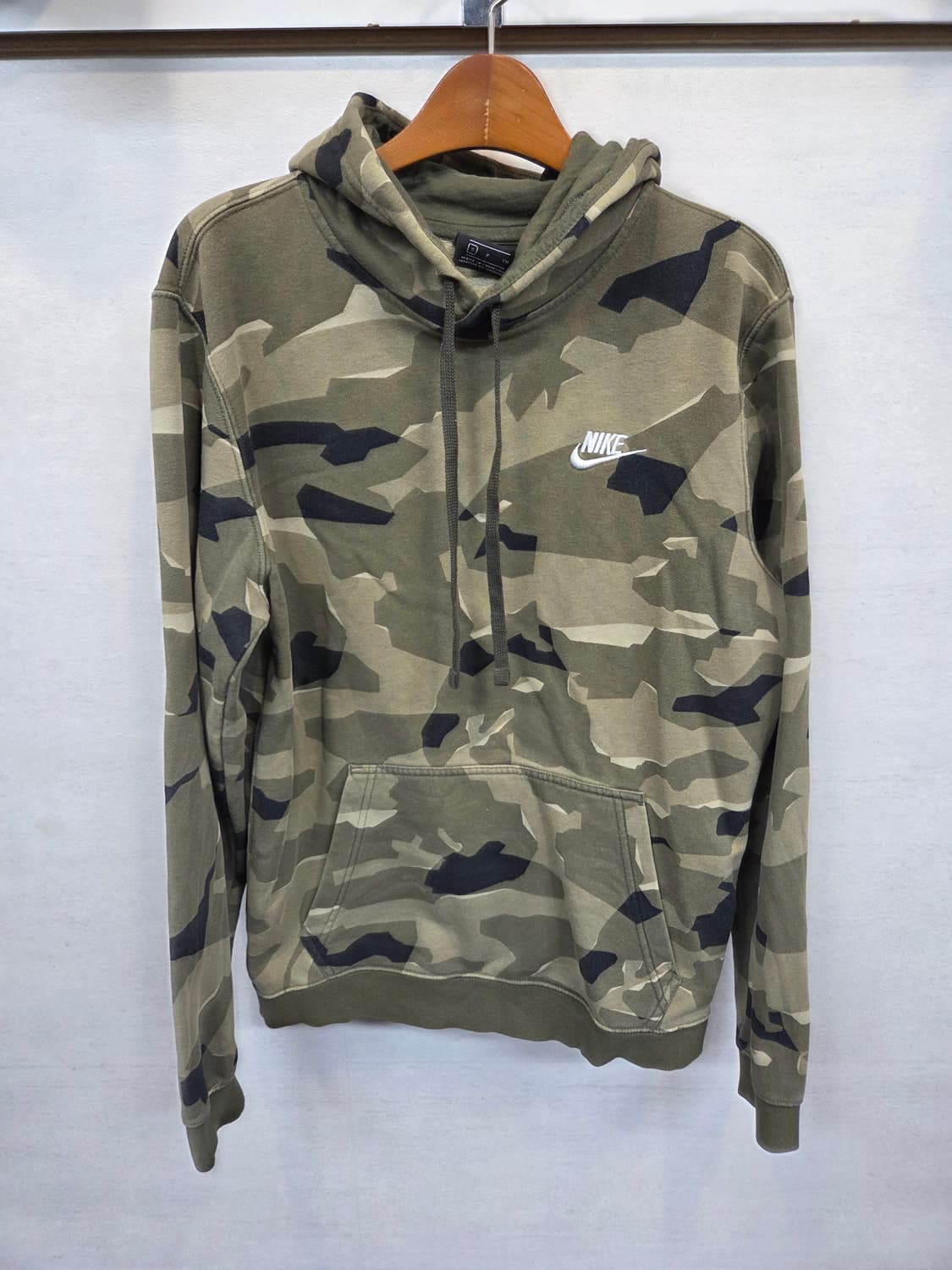 나이키 해외판 nsw 클럽 기모 카모 후드티 s 상품이미지1