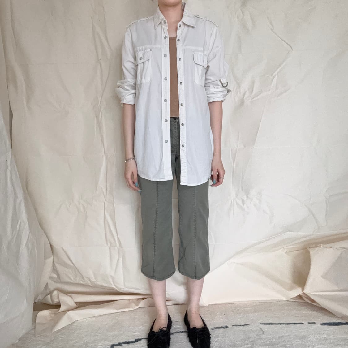 GUESS Military Epaulet Two-Pocket Shirt 상품이미지3