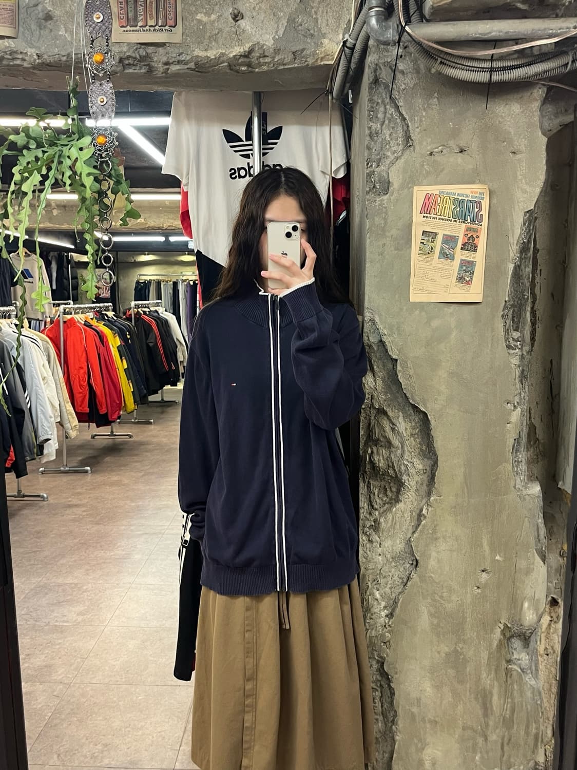 타미힐피거 니트 집업 네이비 XL #csz1861 상품이미지2