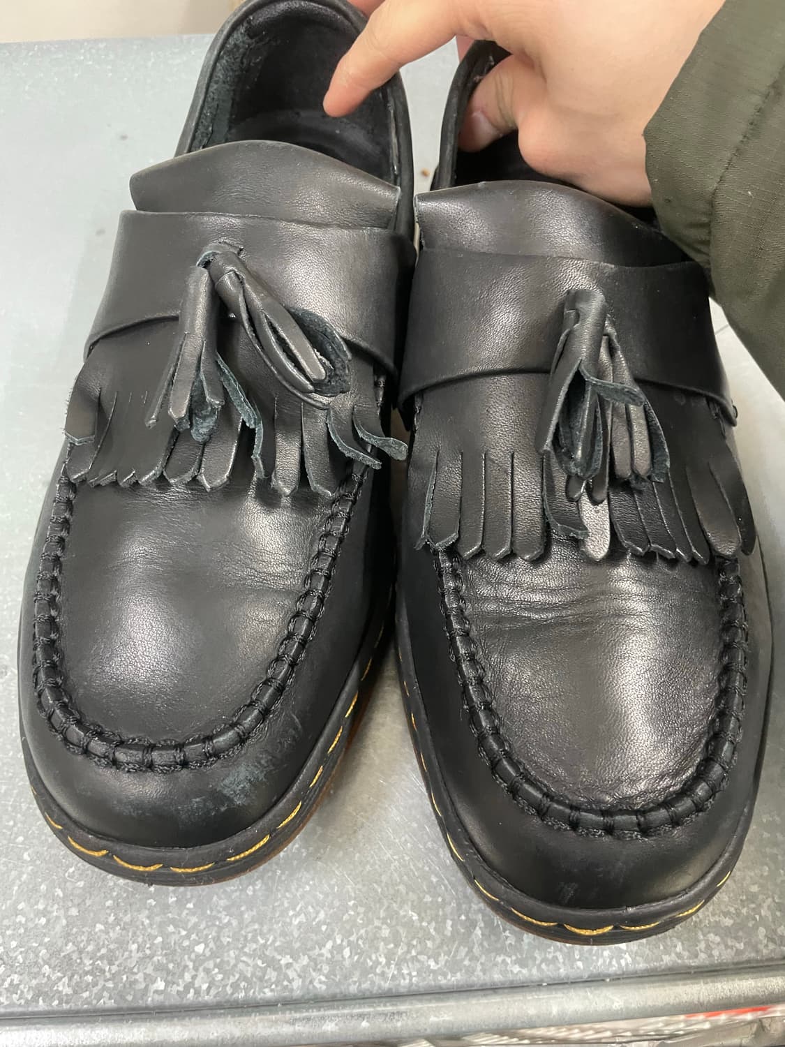 닥터마틴 테슬로퍼 아드리안 블랙 uk7 상품이미지9
