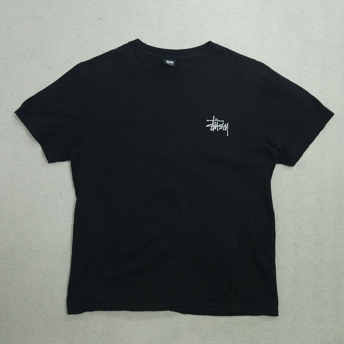 스투시 빅로고 반팔티 M 블랙 상품이미지2