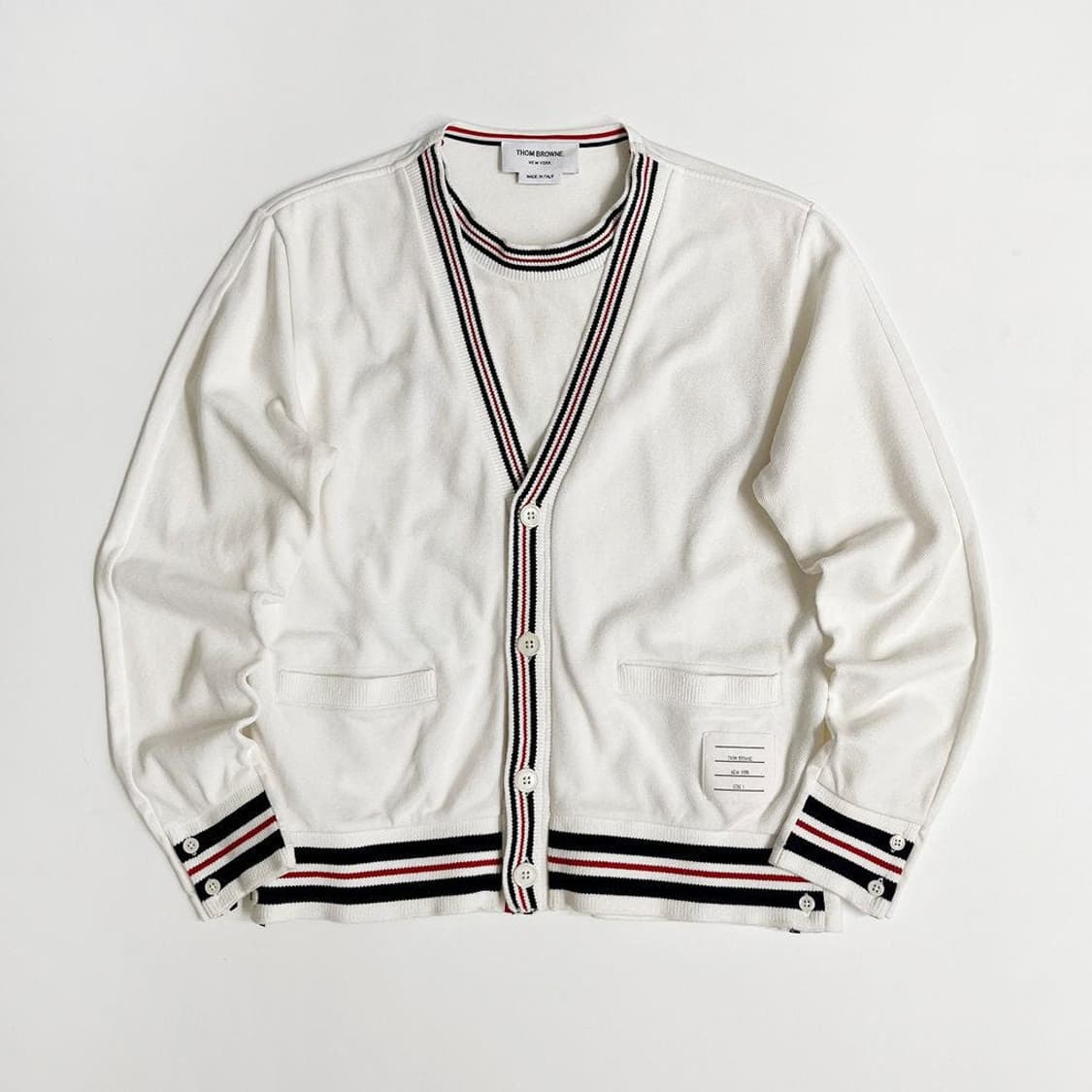 톰브라운 17ss 삼선탭 가디건 PR1961 상품이미지1