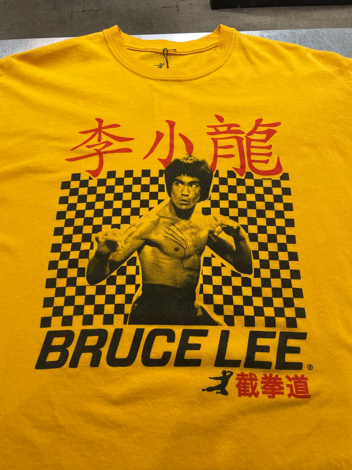 (L) Bruce lee 이소룡 빈티지 프린팅 반팔티 상품이미지7