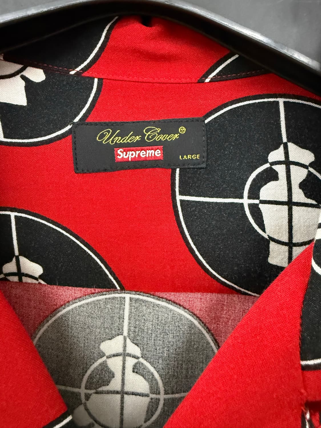 Supreme Undercover Public Enemy shirt 레드 상품이미지3