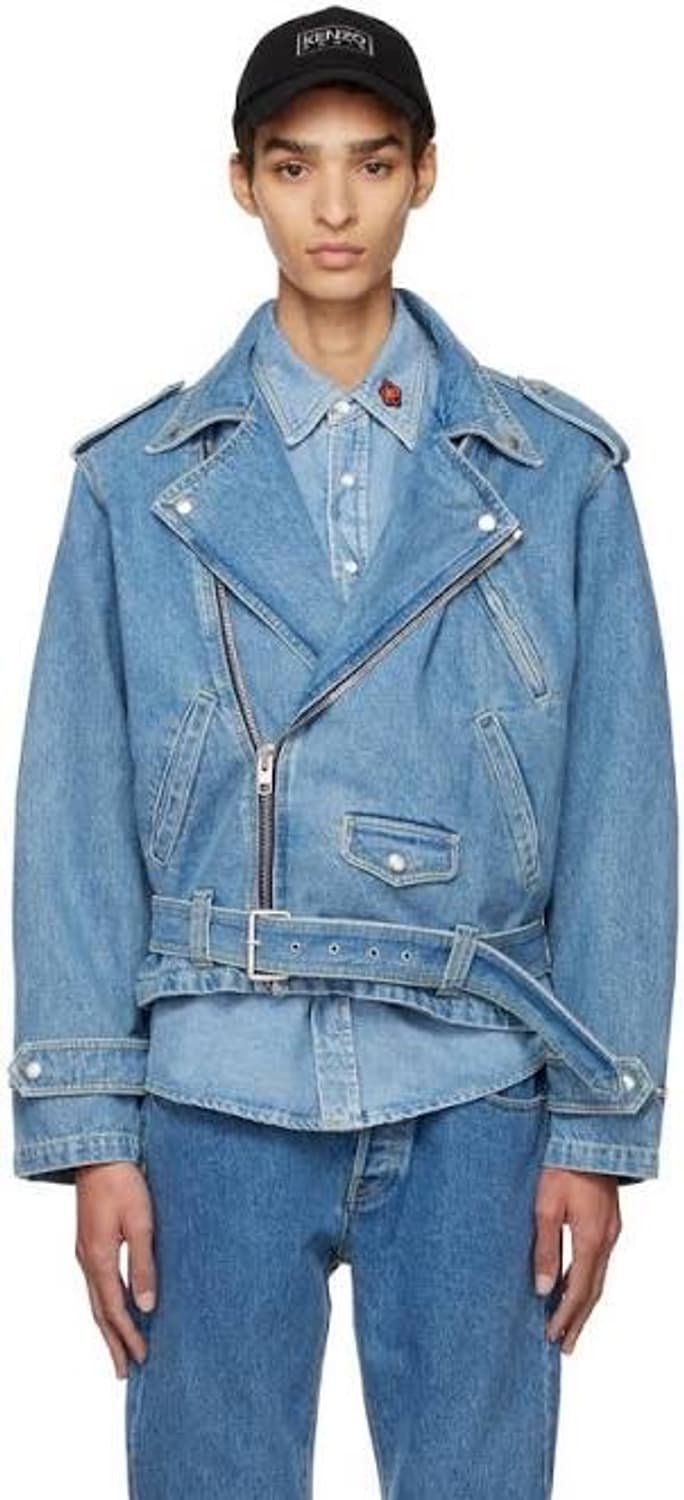 Kenzo 데님 라이더 자켓 상품이미지2