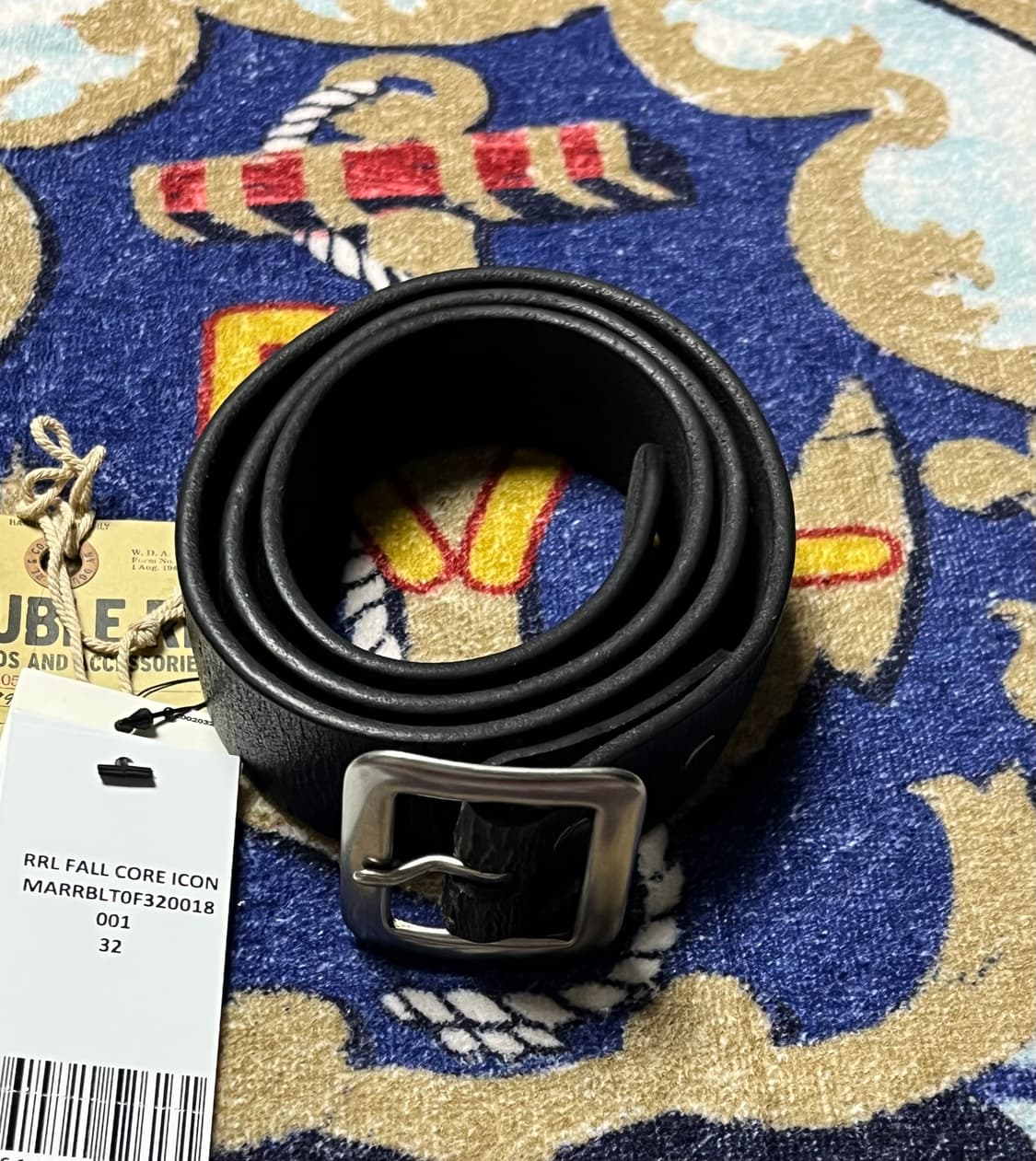 더블알엘 (RRL) 핸드버니시 벨트 게리슨 상품이미지1