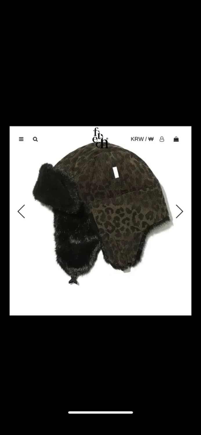 Fetch(패치)브랜드 코듀로이 트루퍼 햇 모자  상품이미지1