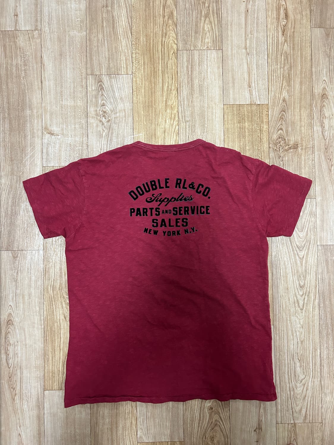 더블알엘 RRL 모터사이클 티셔츠 / 버건디 상품이미지3