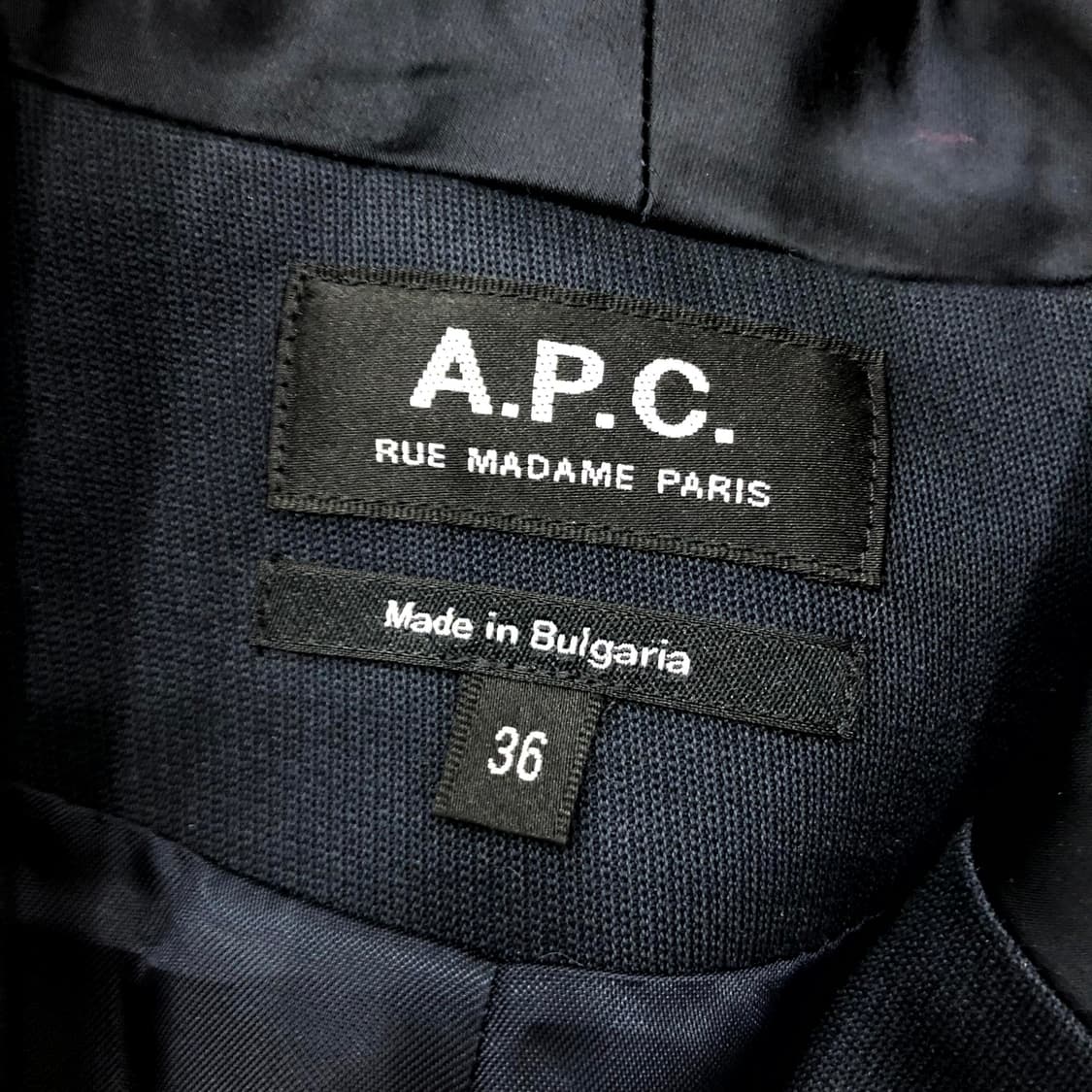  36 아페쎄 APC 버튼 블레이저 자켓 상품이미지5