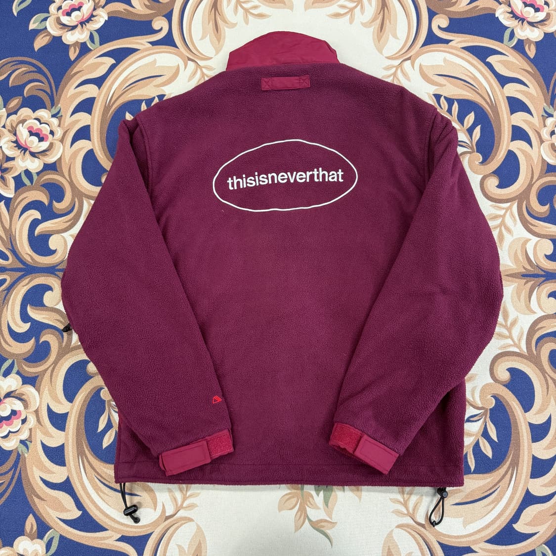 (M)디스이즈네버댓 thisisneverthat 후리스 자켓(버건디) 상품이미지7