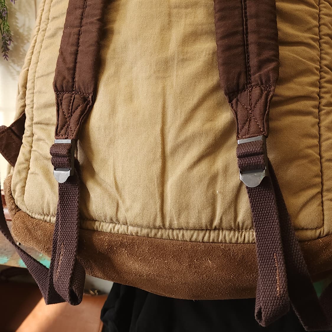 폴로 데님앤서플라이 밀리터리 백팩 캔버스 레더 백팩 상품이미지7