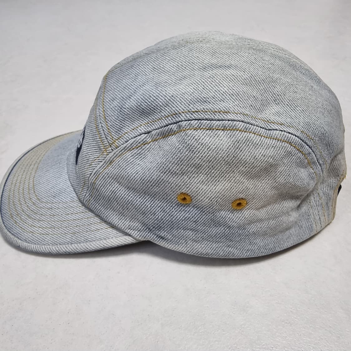 Supreme dirty indigo denim camp cap 상품이미지8