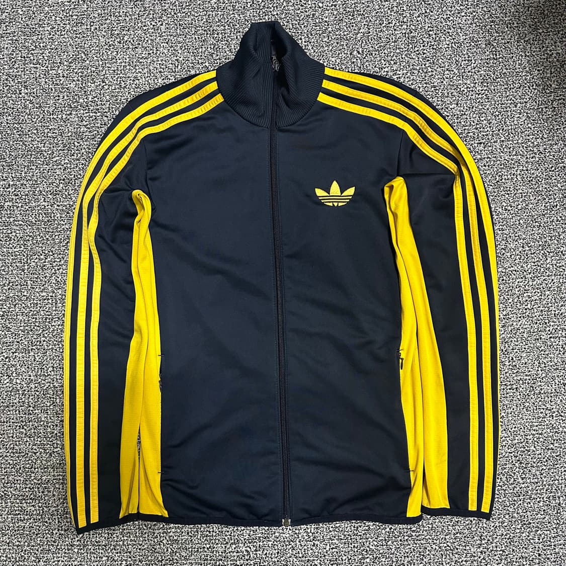 (90) 아디다스 네이비/옐로우 트랙탑 져지 상품이미지1