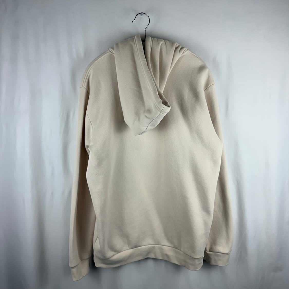 XL) 아디다스 트레포일 에센셜 기모 후드 티 아이보리 상품이미지6