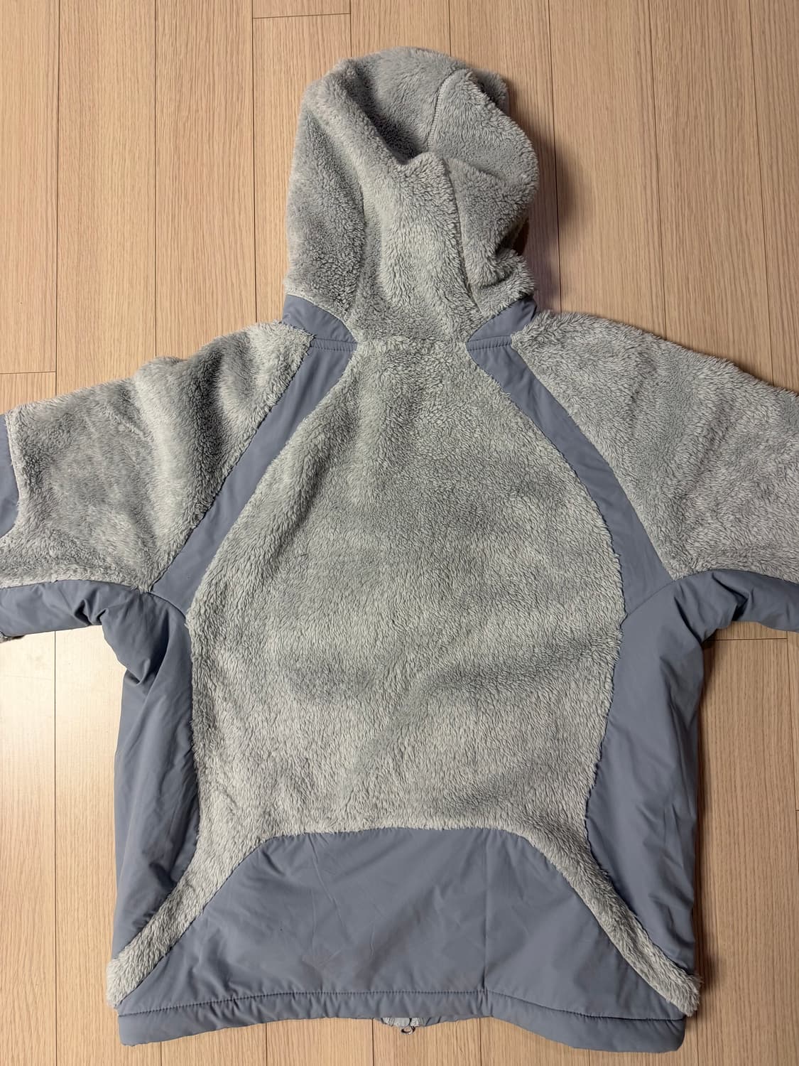 산산기어 플리스 후디드 자켓 라이트 그레이23FW( 2 ) 상품이미지5