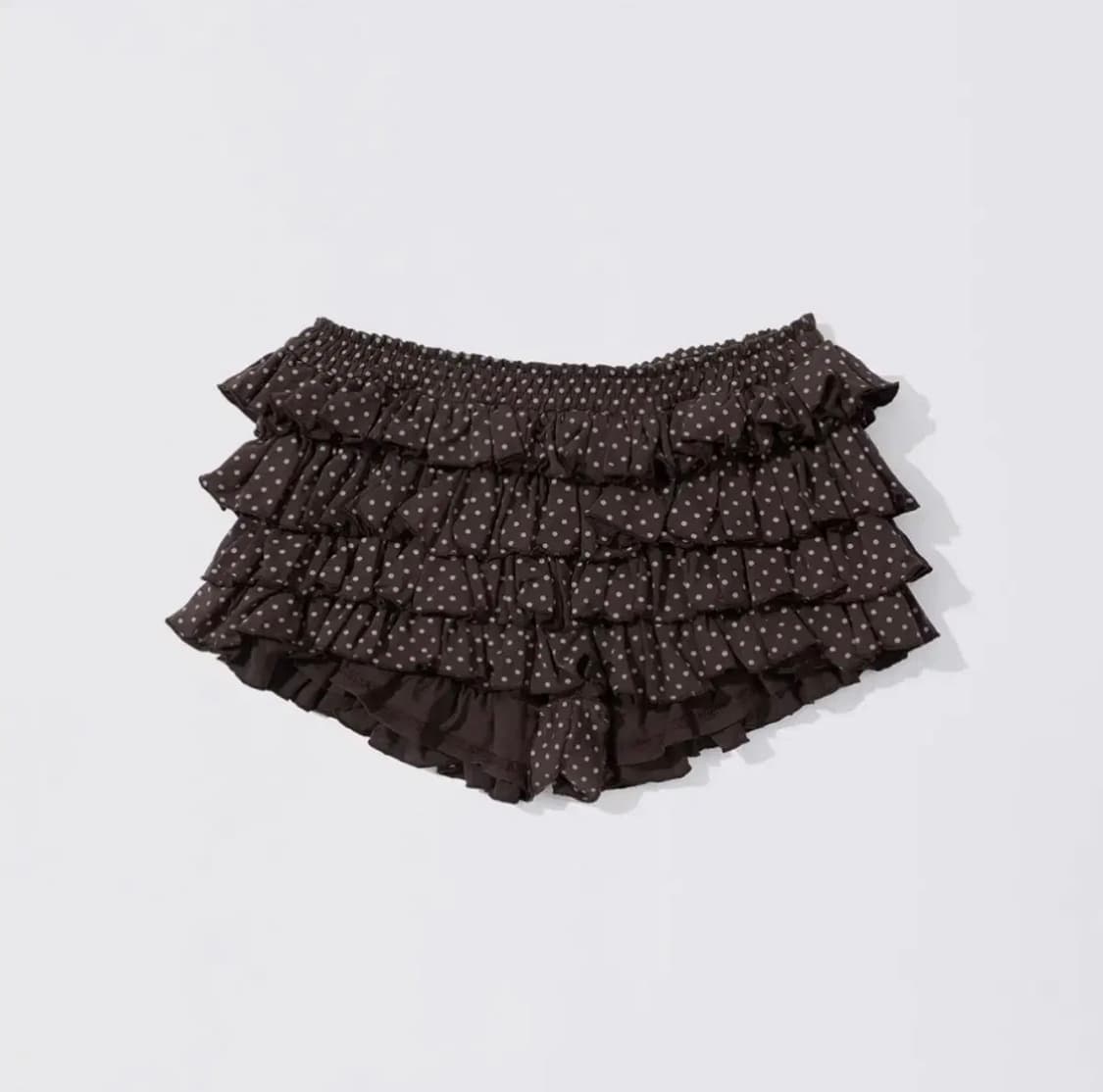 스컬프터 도트 볼류머 쇼츠 브라운  상품이미지1