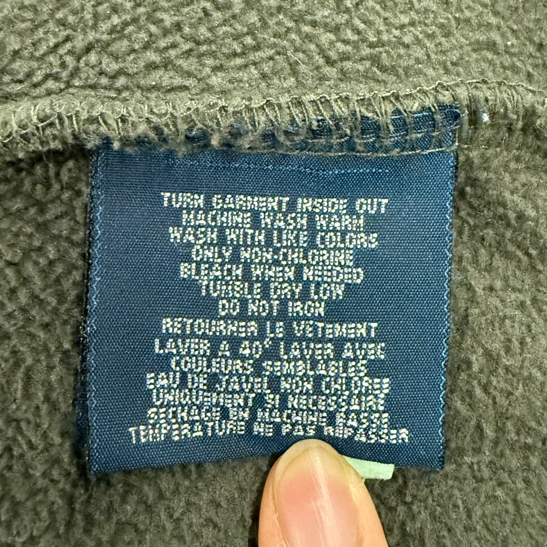 폴로 랄프로렌 카키 멀티포니 빅포니 후리스 집업 상품이미지6