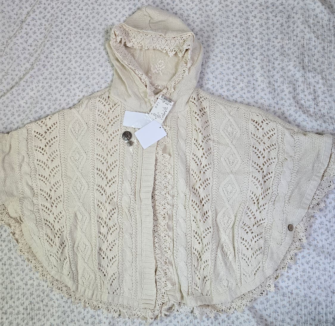 어스뮤직 아이보리 케이프 사와코케이프 상품이미지1