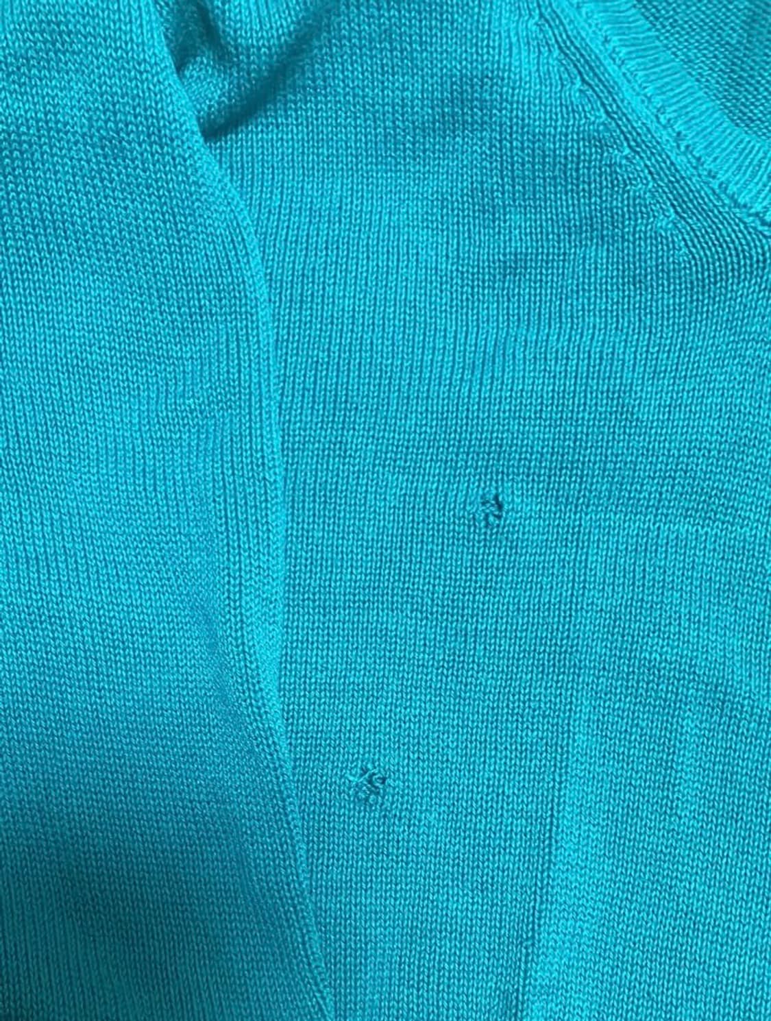 엘엘빈 민트 브이넥 니트 상품이미지4