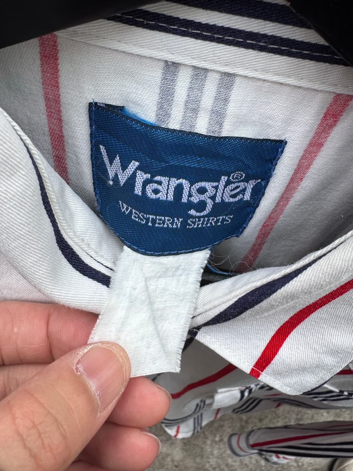 랭글러 웨스턴 스트라이프 셔츠  상품이미지3