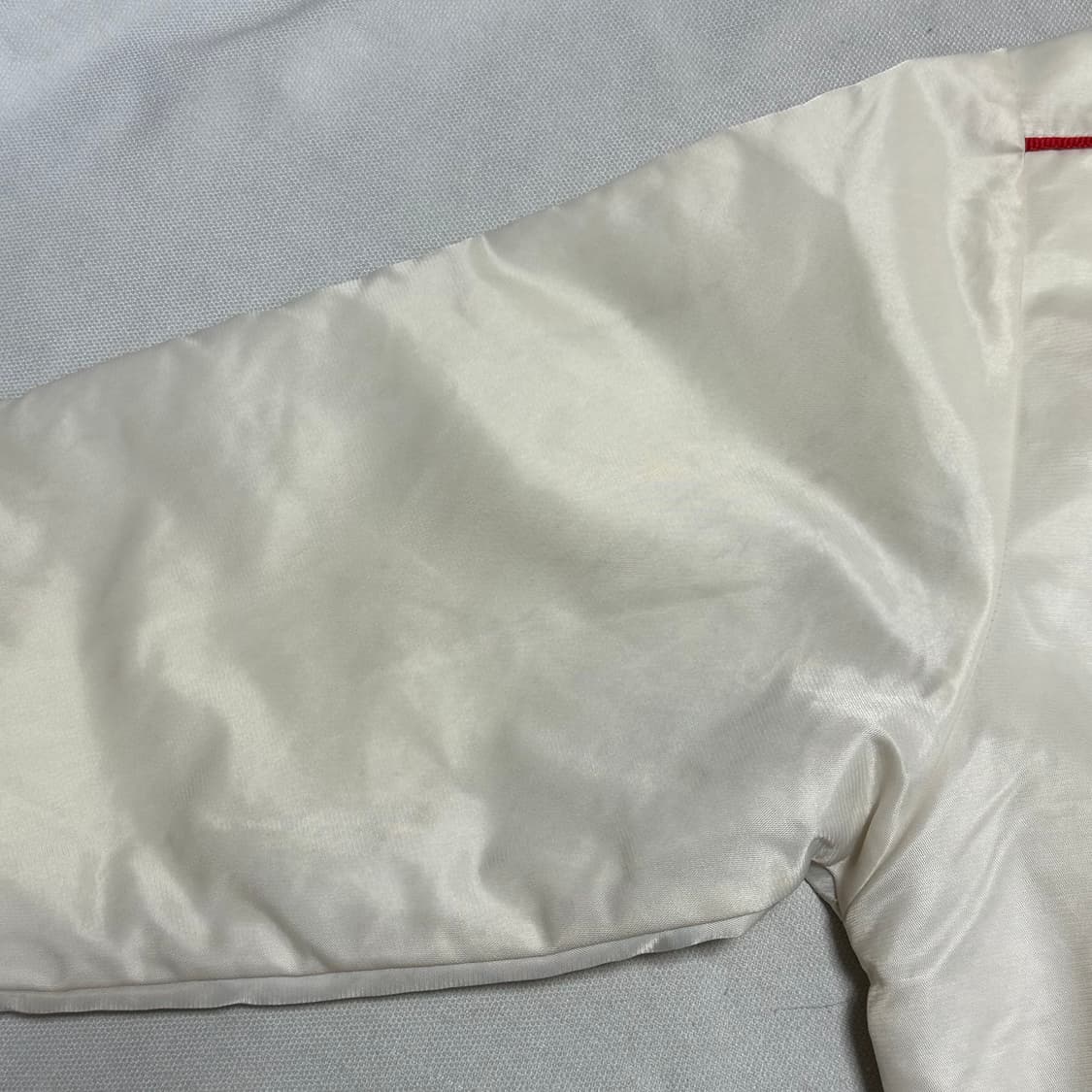 XL 아디다스 파이어버드 화이트 레드 삼선 자켓 상품이미지10