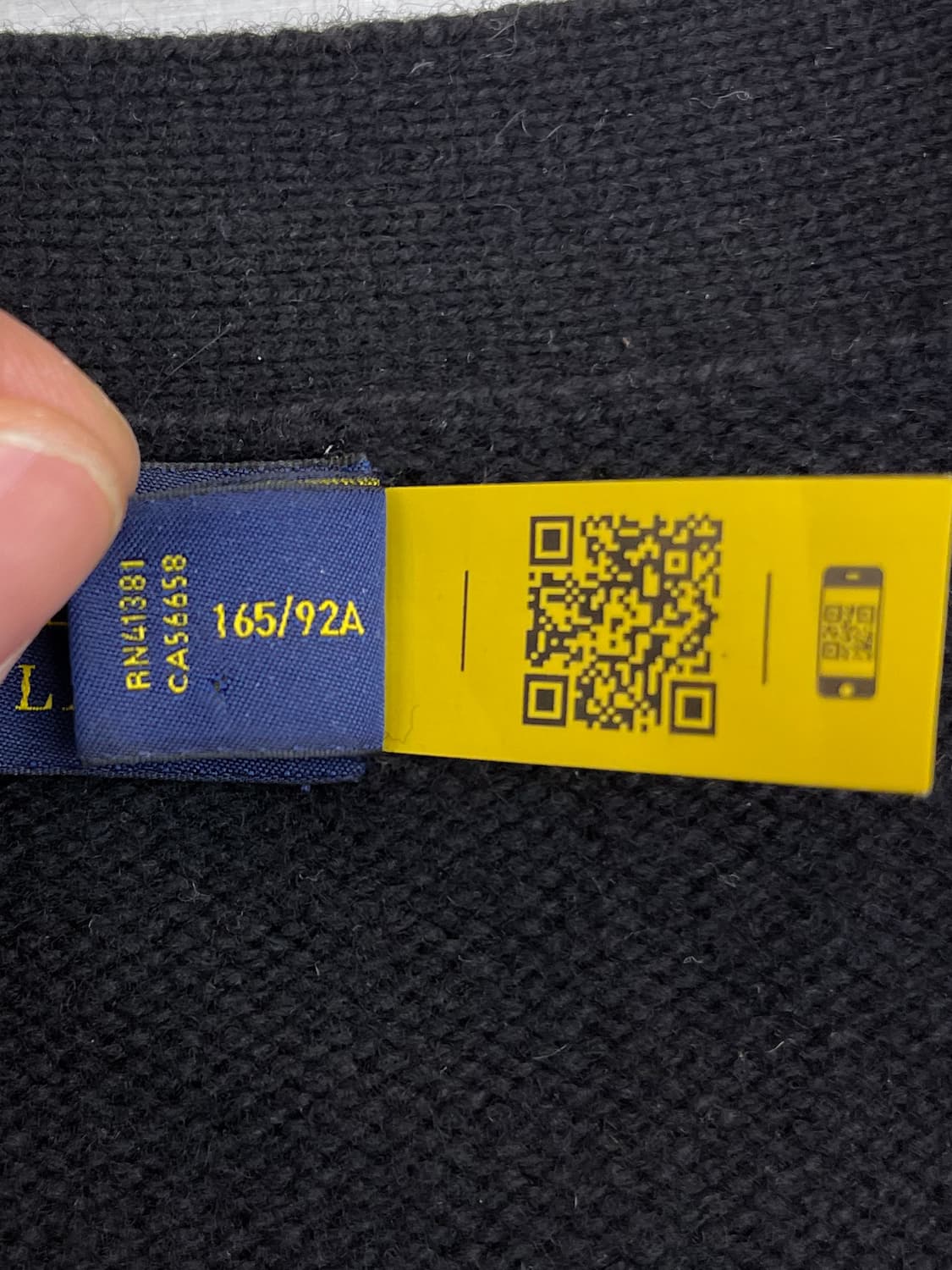 폴로랄프로렌 QR 라벨 멀티 포니 가디건 상품이미지7