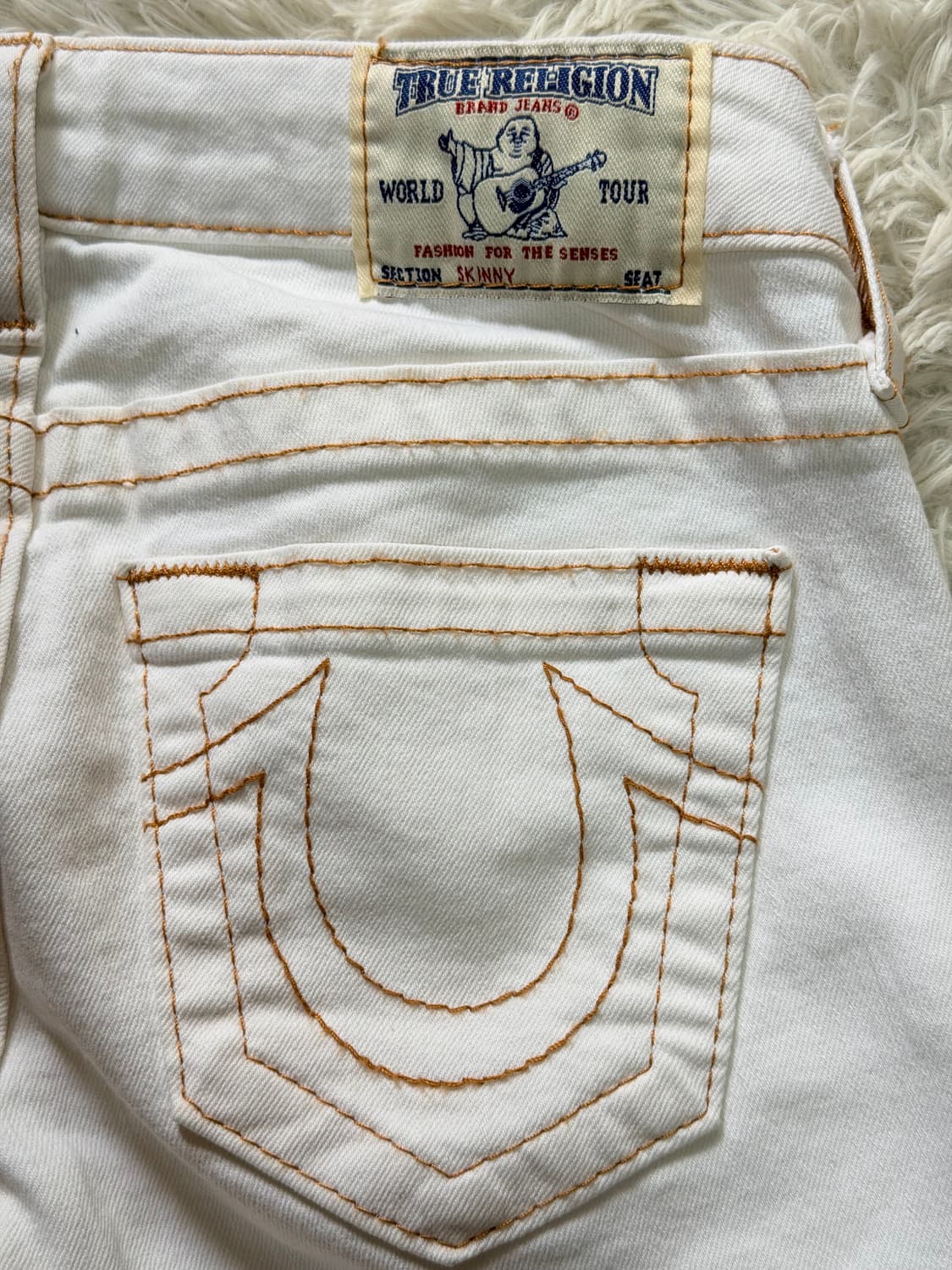 트루릴리전(True Religion) 화이트 스키니진 - 25사이즈 상품이미지8