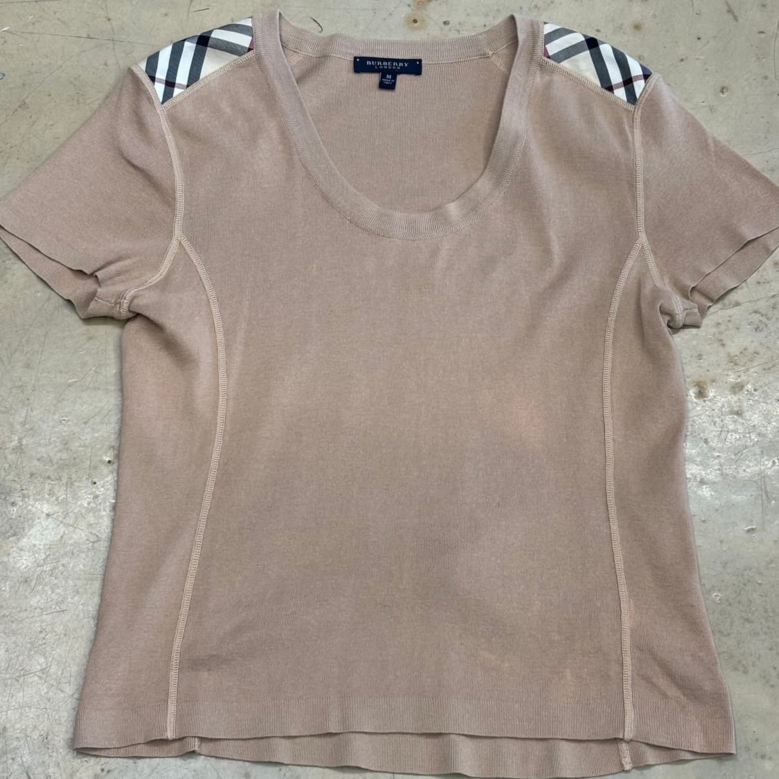🫶🏻 버버리 여성용 라운드넥 반팔티셔츠 🫶🏻 상품이미지1
