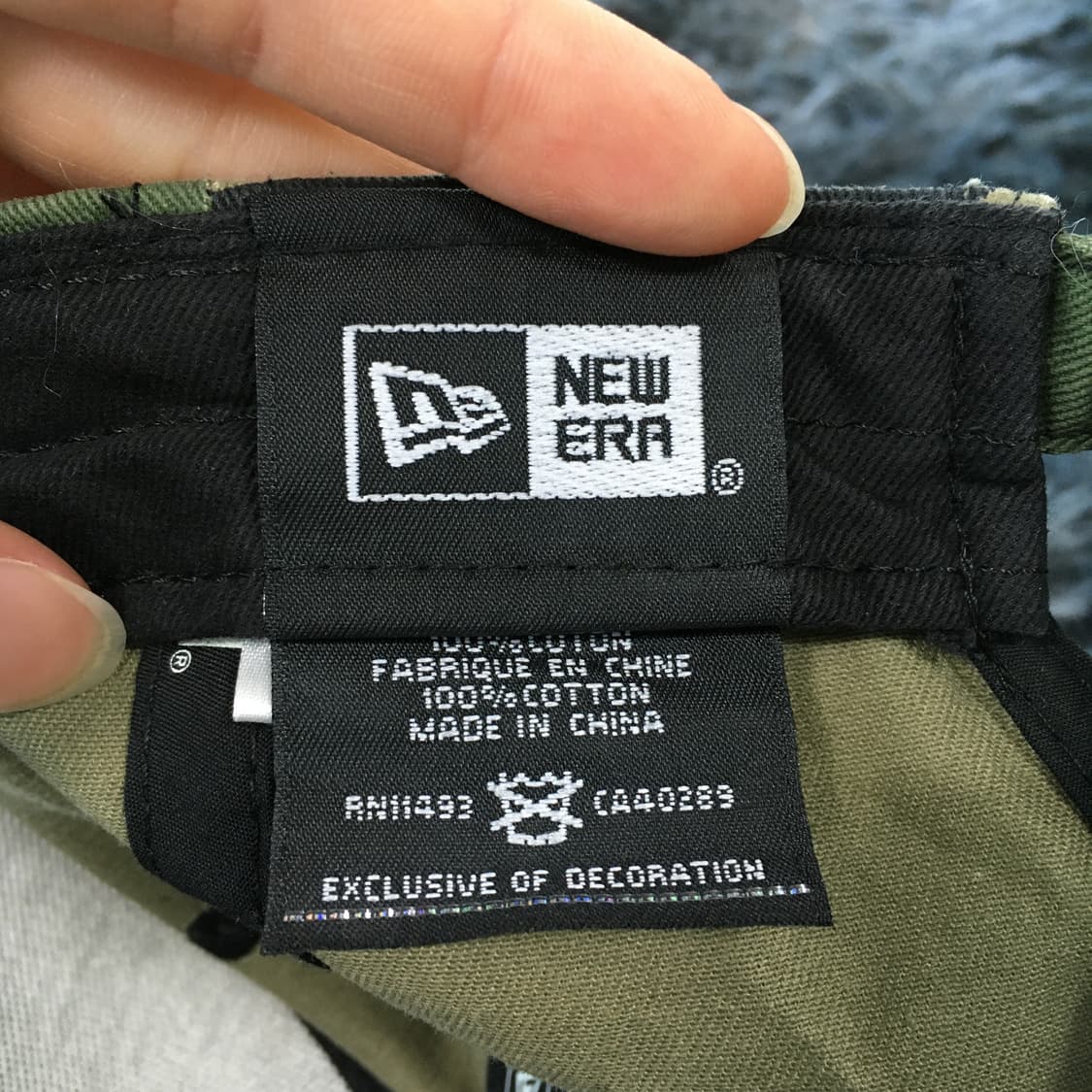 투티/A0 newera 뉴에라 카모 플라쥬 볼캡 모자 스몰 로고 상품이미지6