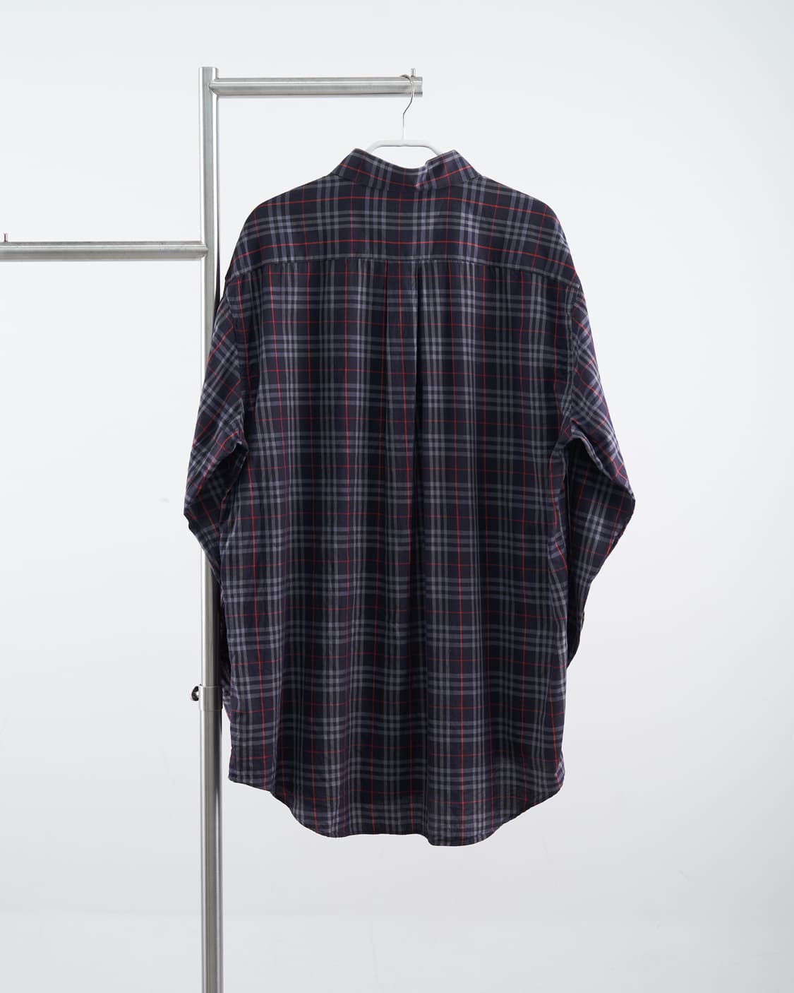 Burberry 런던라벨 노바체크 네이비 셔츠 상품이미지2