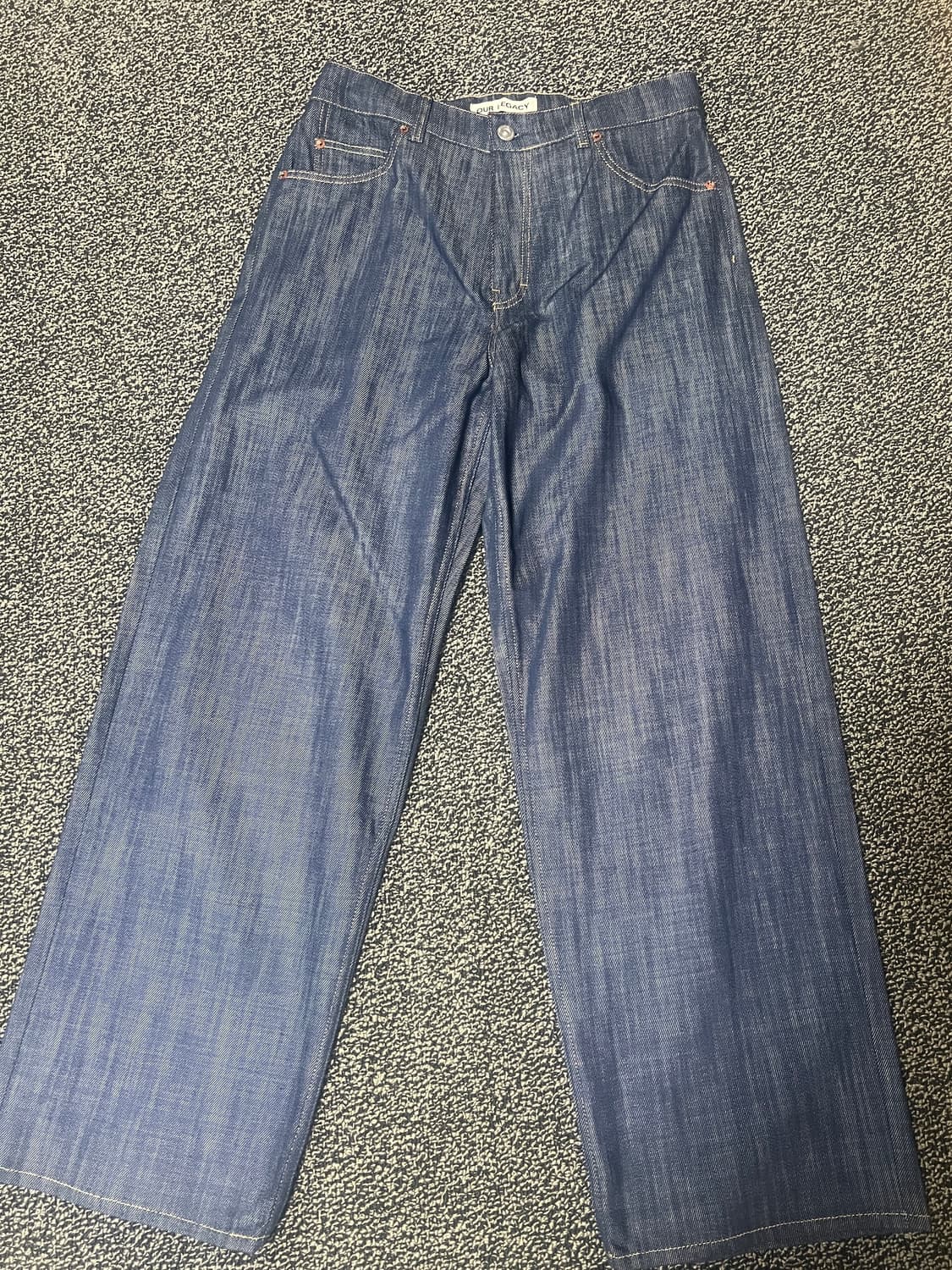 아워레가시 vast cut forever blue denim 46 상품이미지3