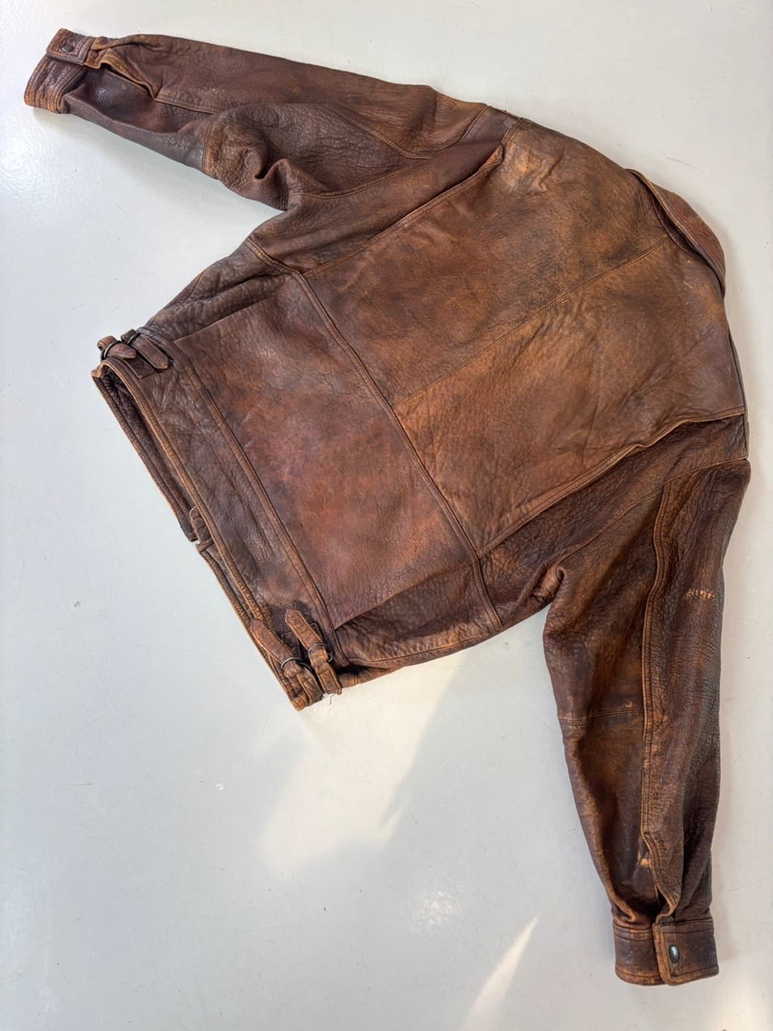 Vintage Lamb Leather Jacket 상품이미지6